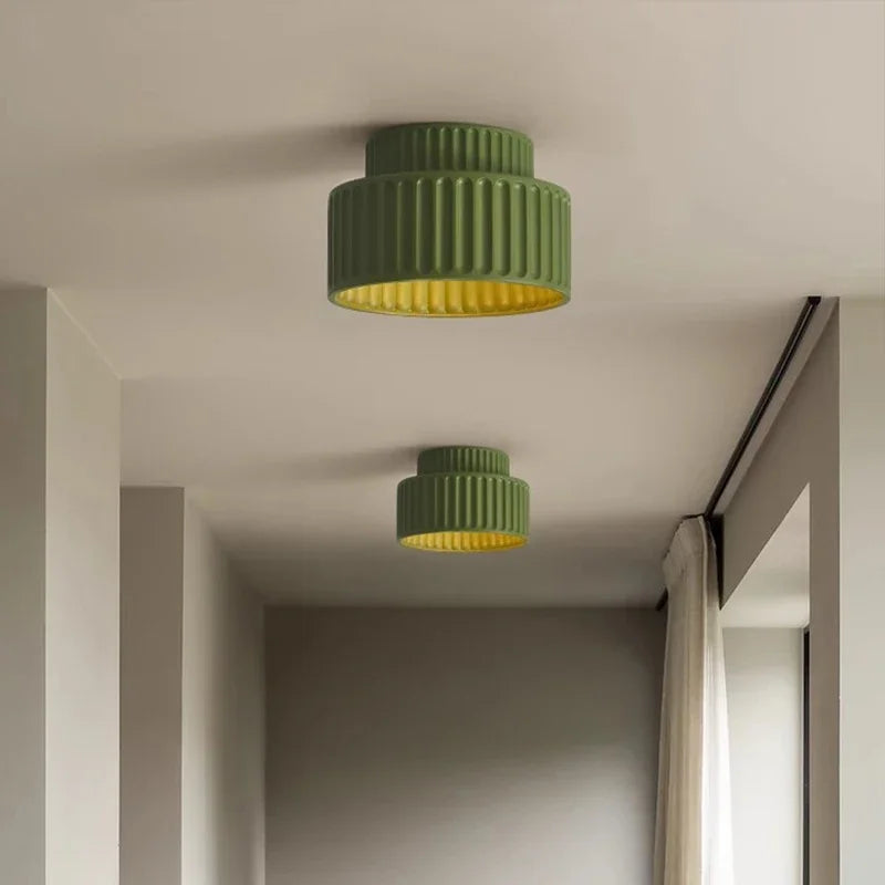 Nordic Ripple Flush Ceiling Light