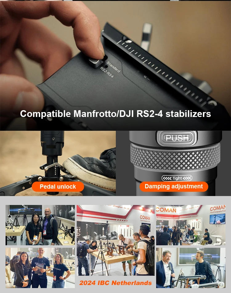 One-Click Carbon Fiber Monopod