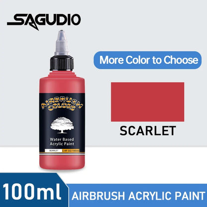 32-Color Matte Airbrush Paint Set