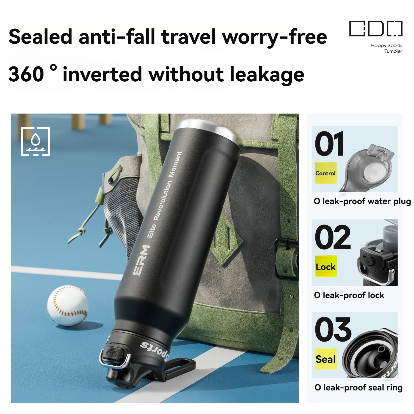 Double-Wall Insulated Sport Tumbler