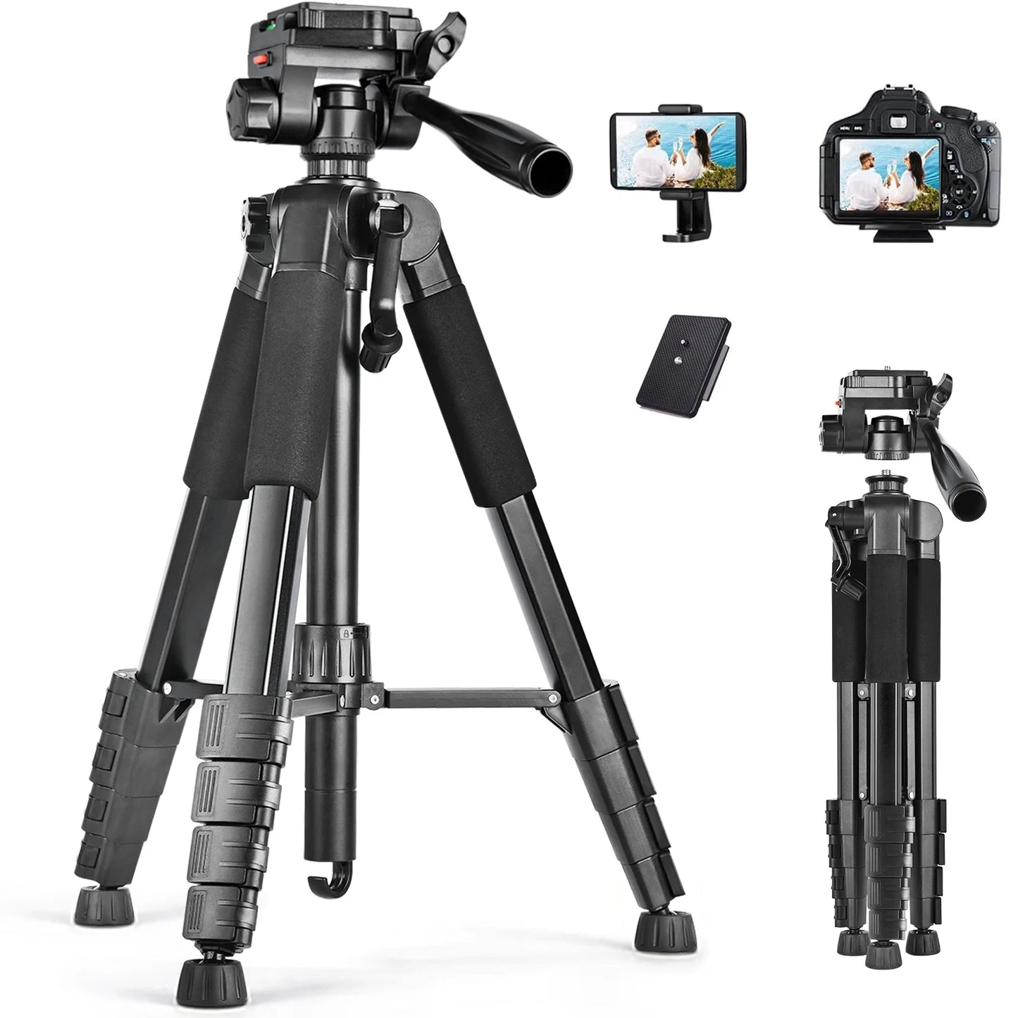 79in Aluminum Camera Tripod