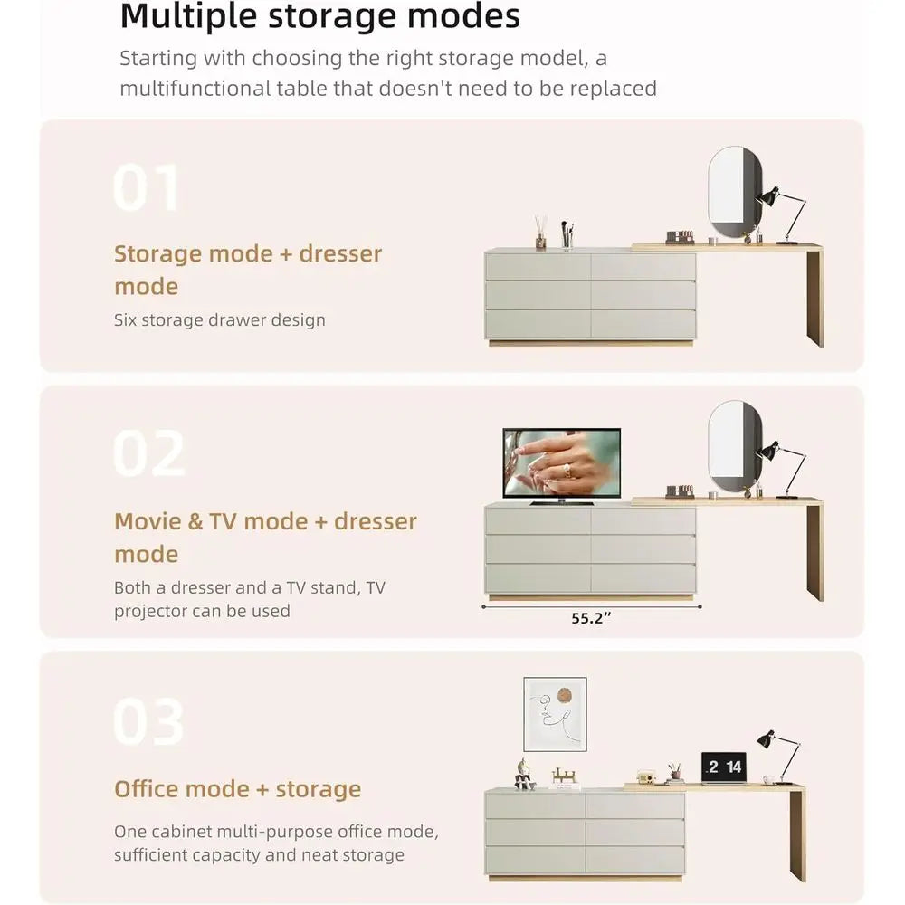 Meridian Expandable L-Desk