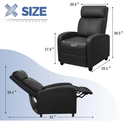 Vellum Leather Recliner
