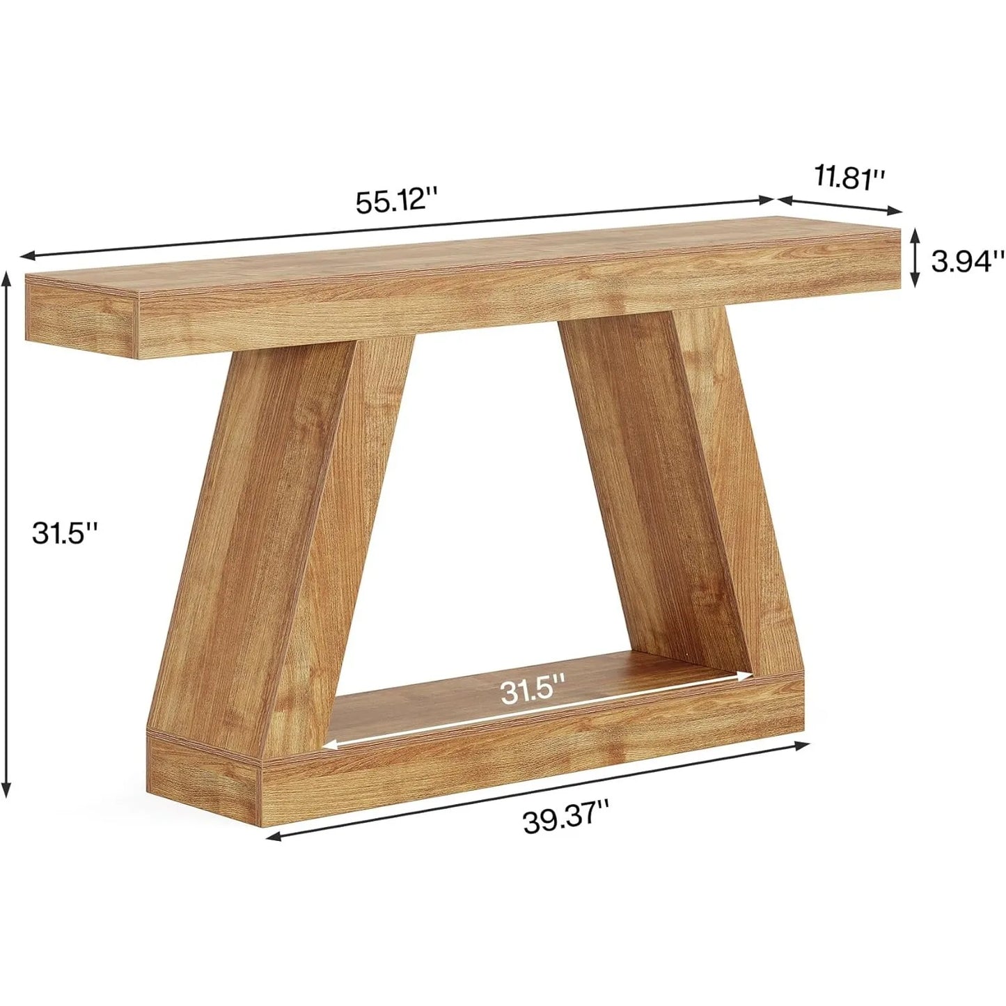 Holloway Rustic Console Table
