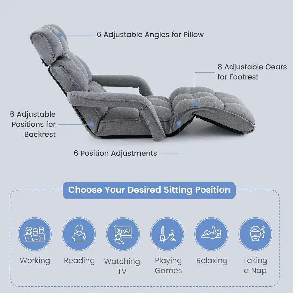 6-Position Adjustable Lounger