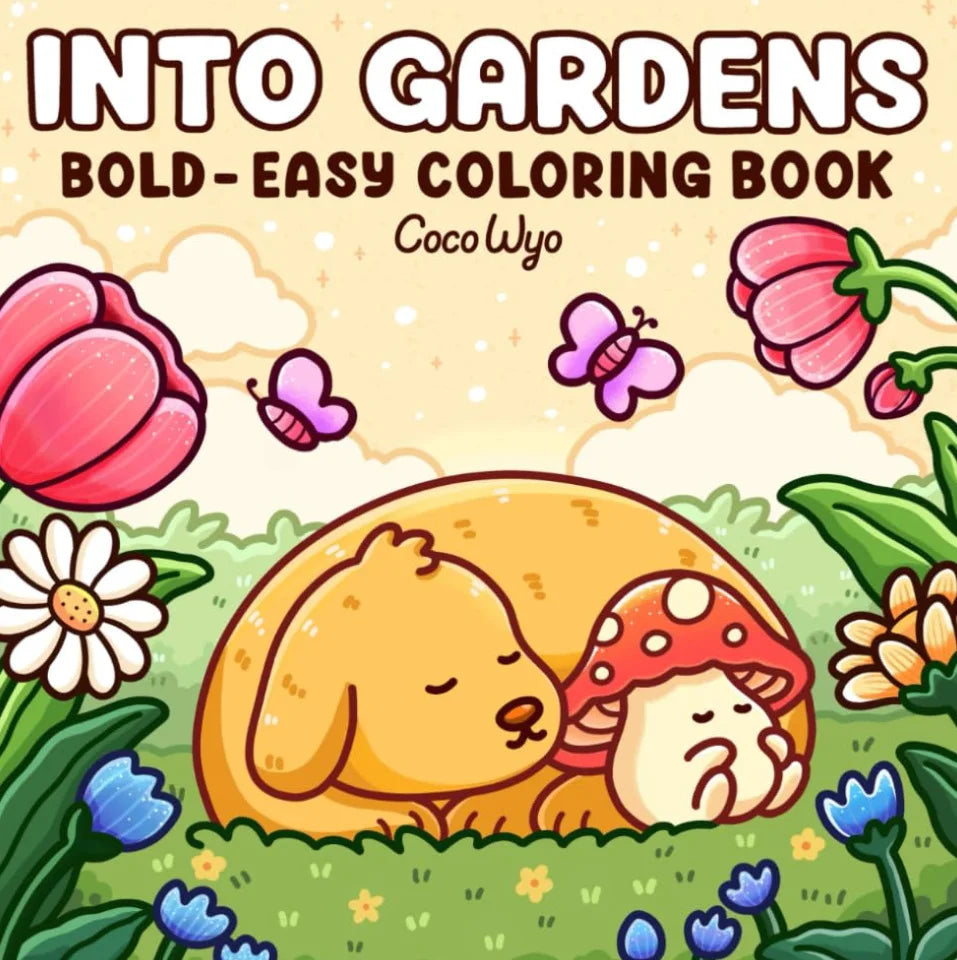 Hygge Creatures Adult Coloring Book