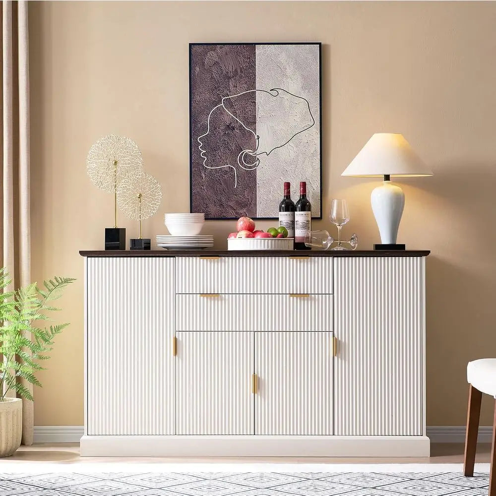 Rustic Wooden Coffee Bar