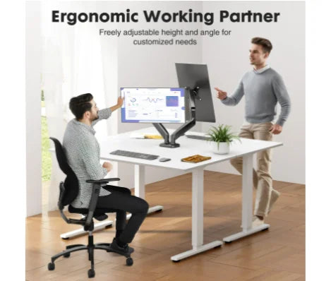 Gas Spring Dual Monitor Arm