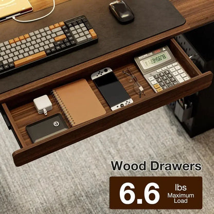 LED Storage Standing Desk