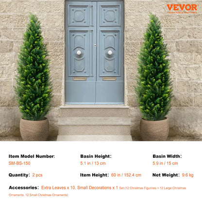 Artificial Cedar Topiary Tree