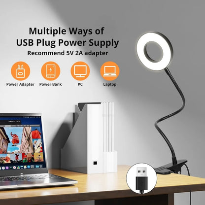 Ring Clamp LED Desk Lamp
