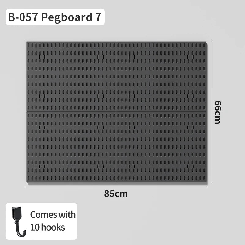 No-Holes Wall Pegboard Organizer