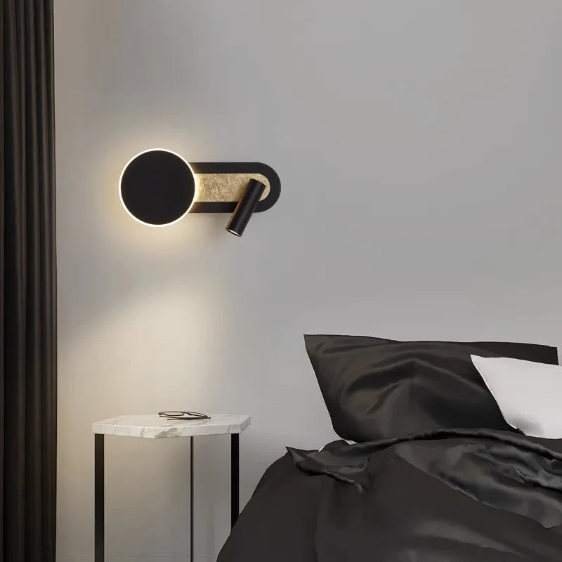 HaloBeam Dual LED Nordic Wall Light