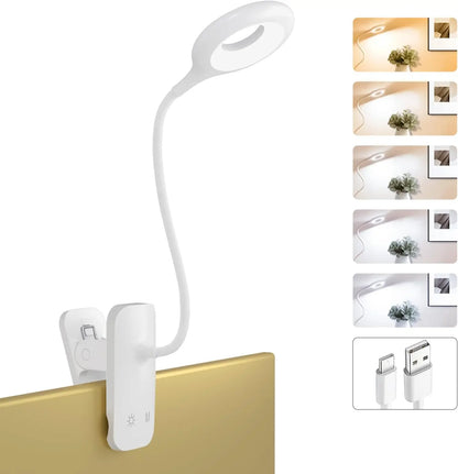 Rechargeable Clip Desk Lamp