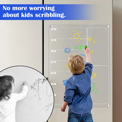 MagPlan Acrylic Fridge Calendar Board