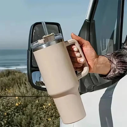Insulated Water Cup with Straw