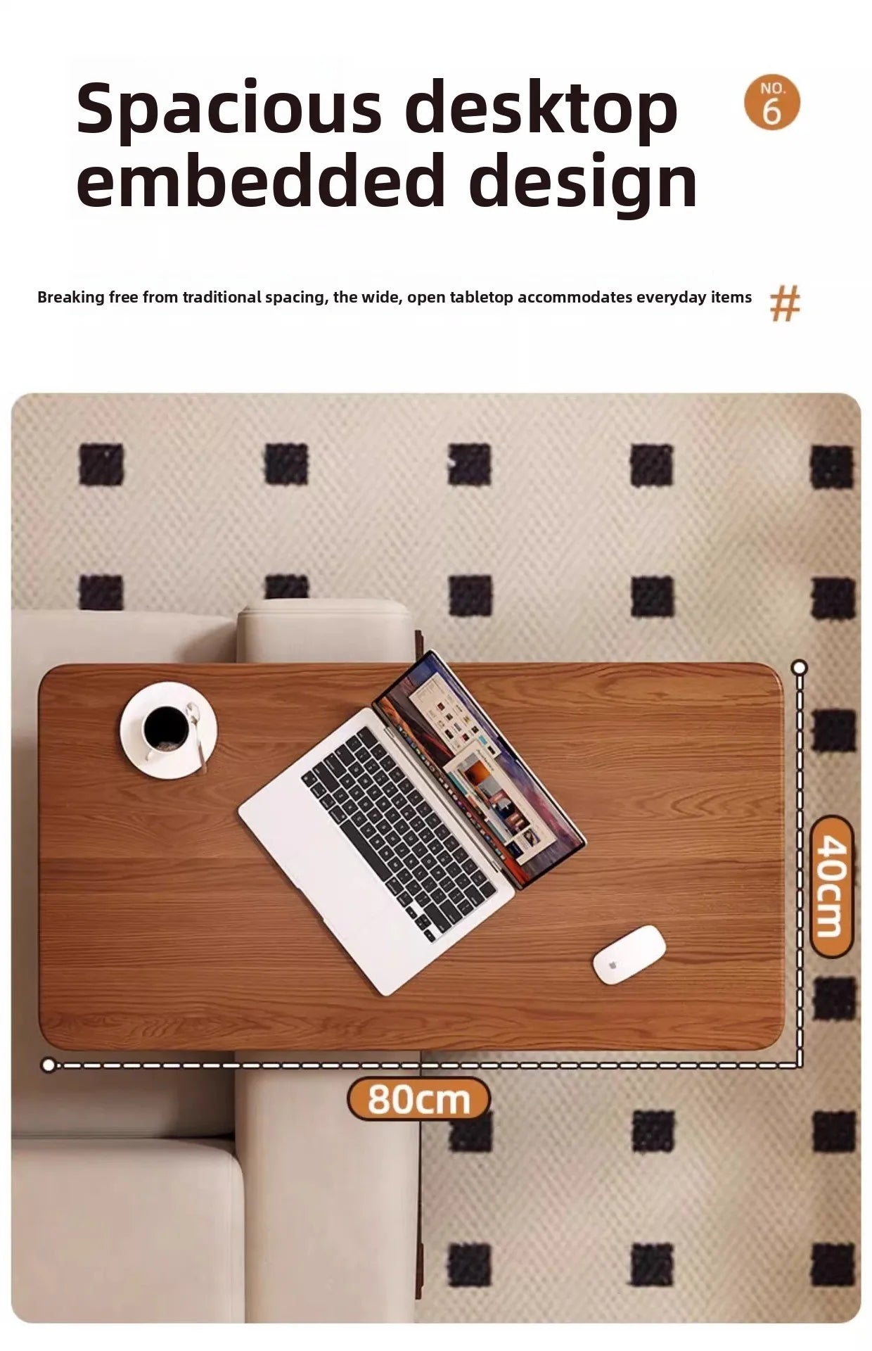 FlexDesk Laptop Bedside Table