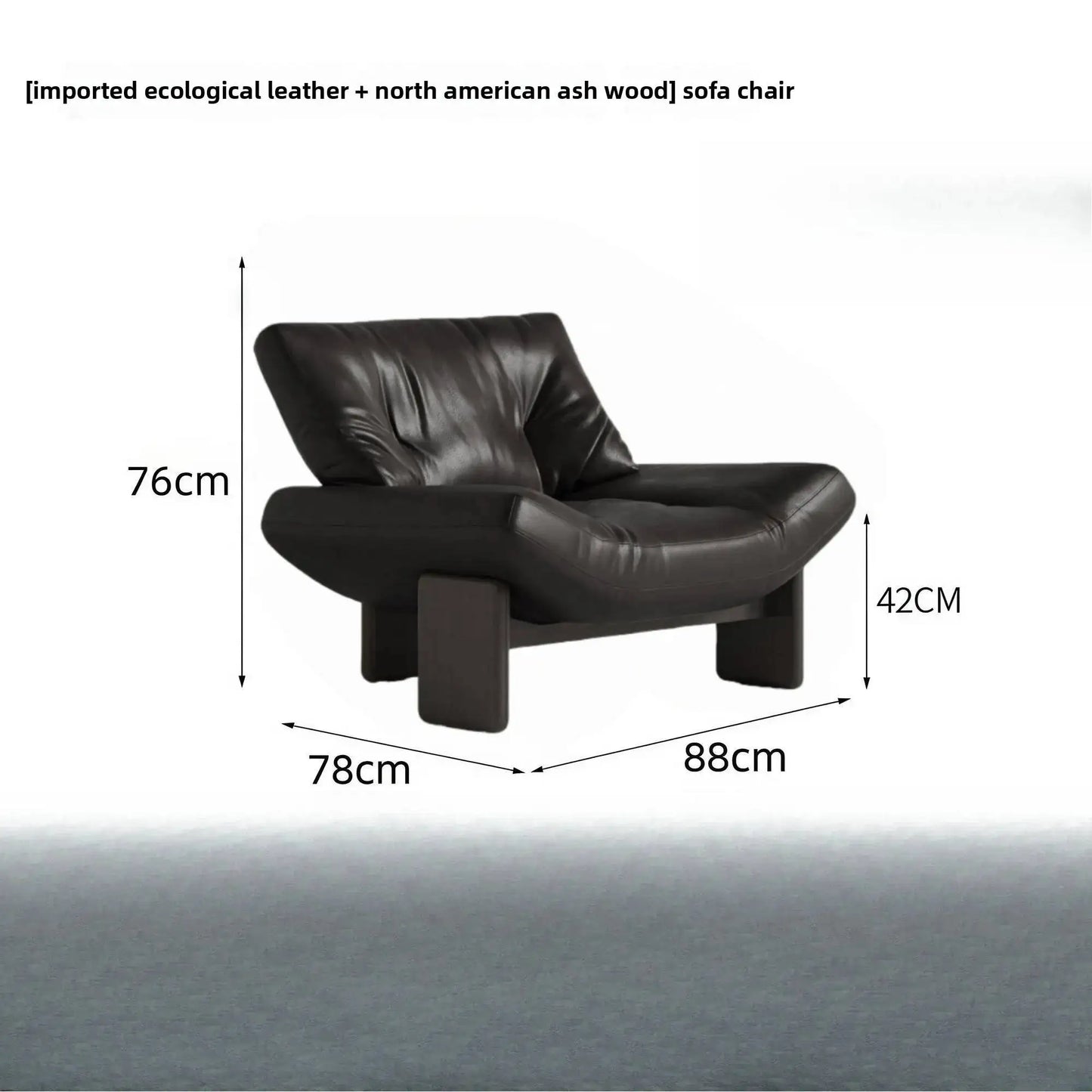 Ergove Italian Leather Leisure Chair
