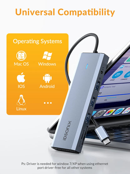 iDsonix 15-in-1 Docking Station