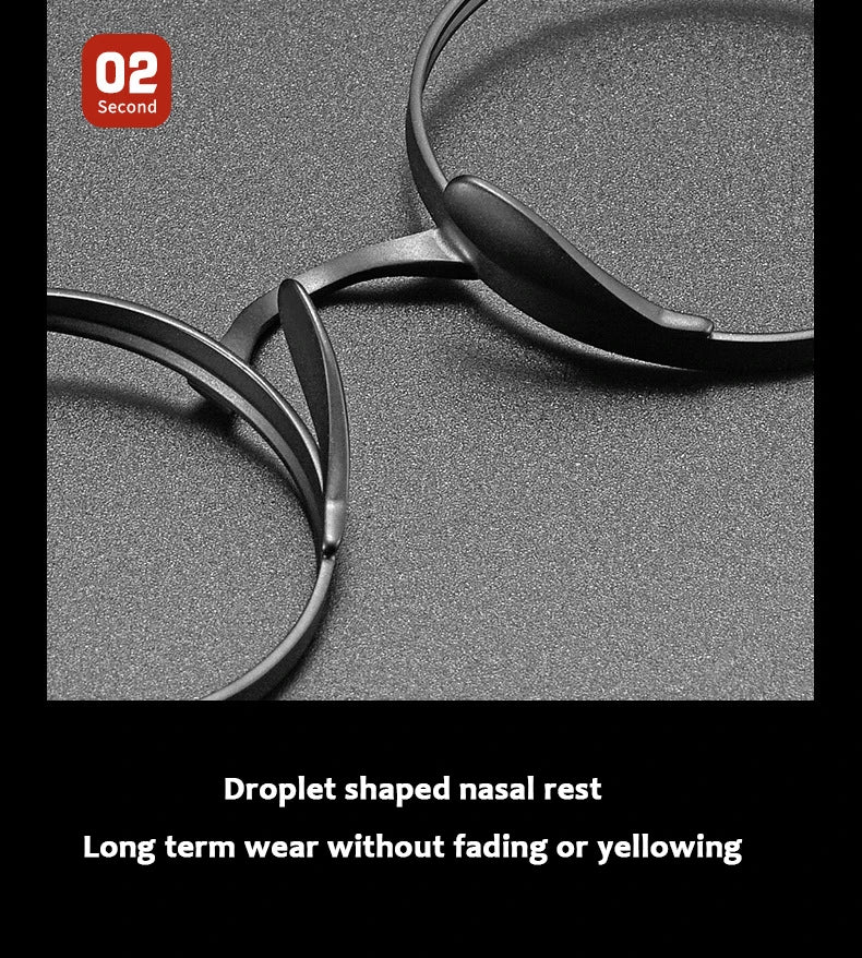 Titanium Retro Round Glasses