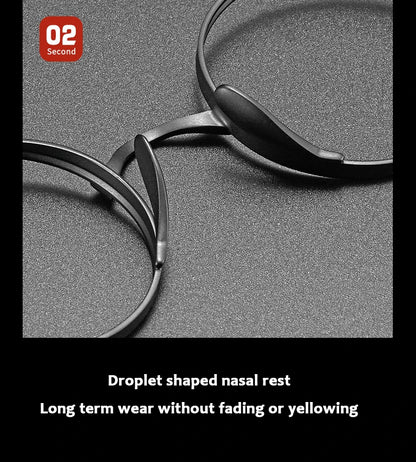 Titanium Retro Round Glasses