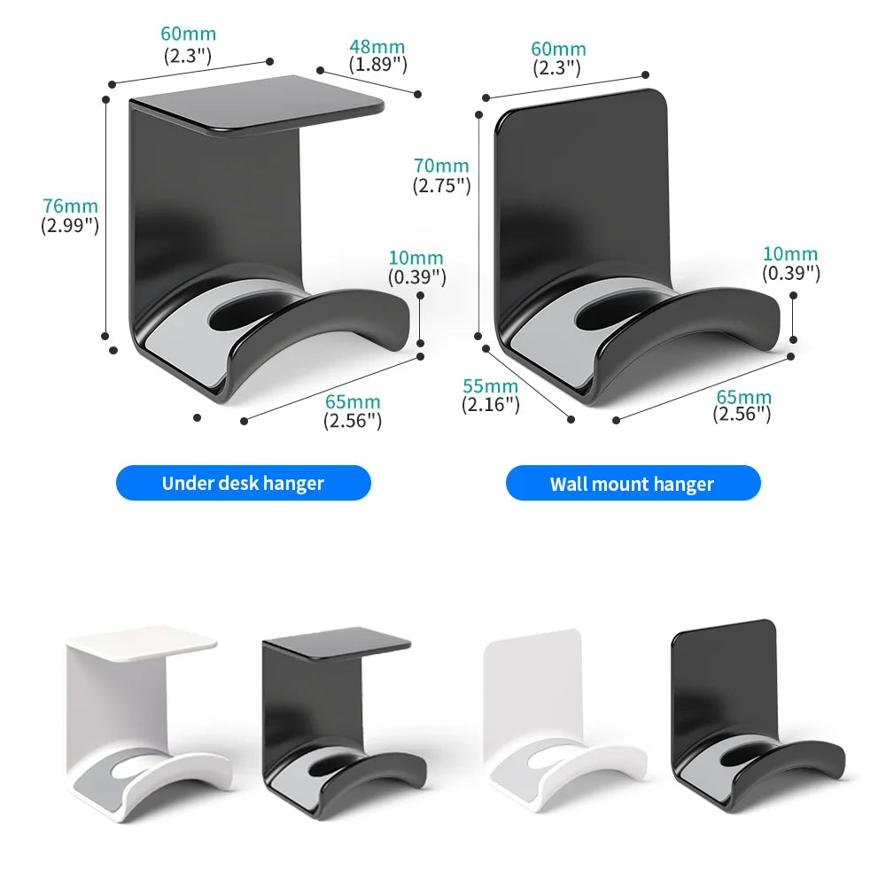 Wall-Mount Headphone Stand