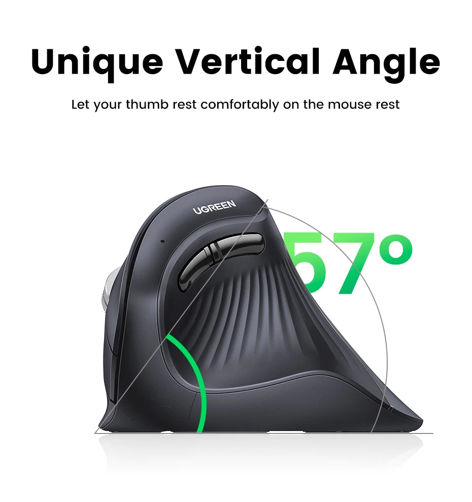 Vertical Ergonomic Wireless Mouse