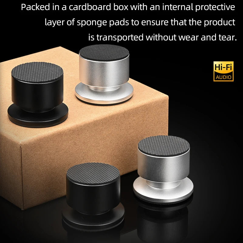 HiFi Speaker Spike Stand Foot Pads (4-Pack)