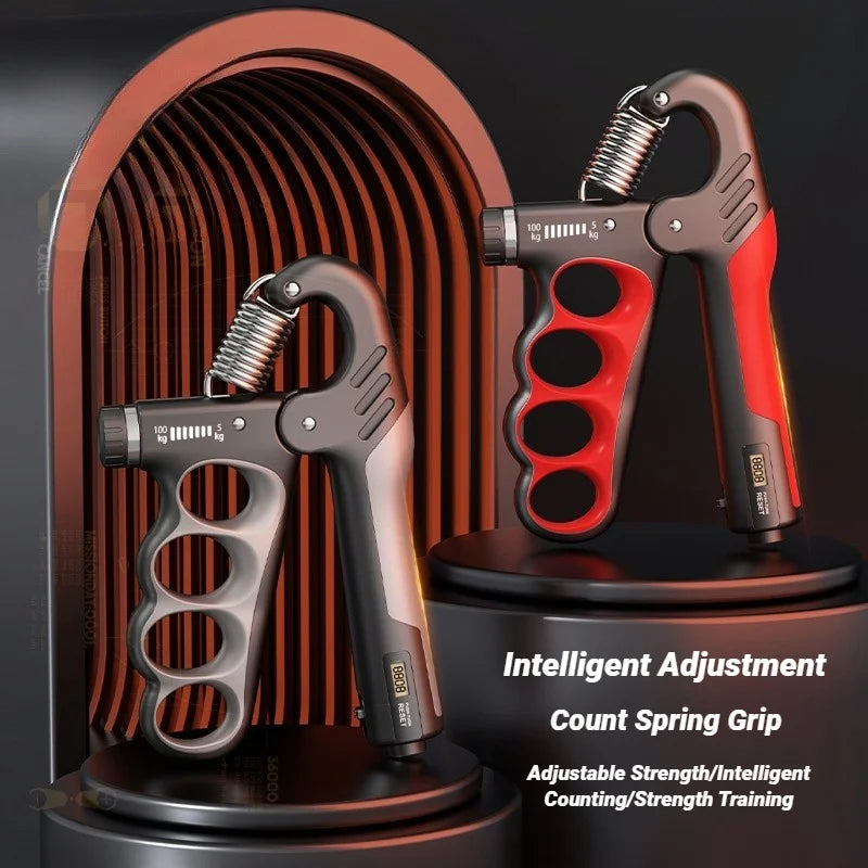 Adjustable Grip Strengthener with Rep Counter