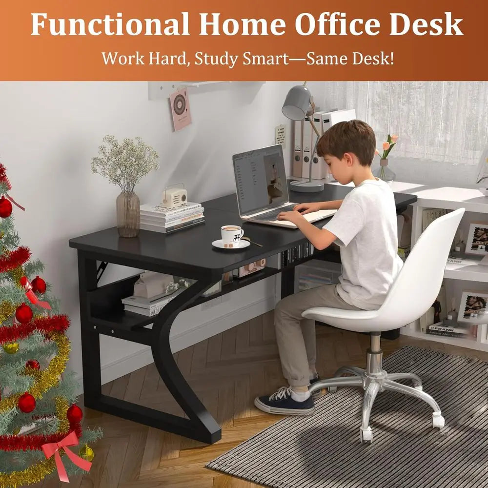 Deep-Top Computer Desk