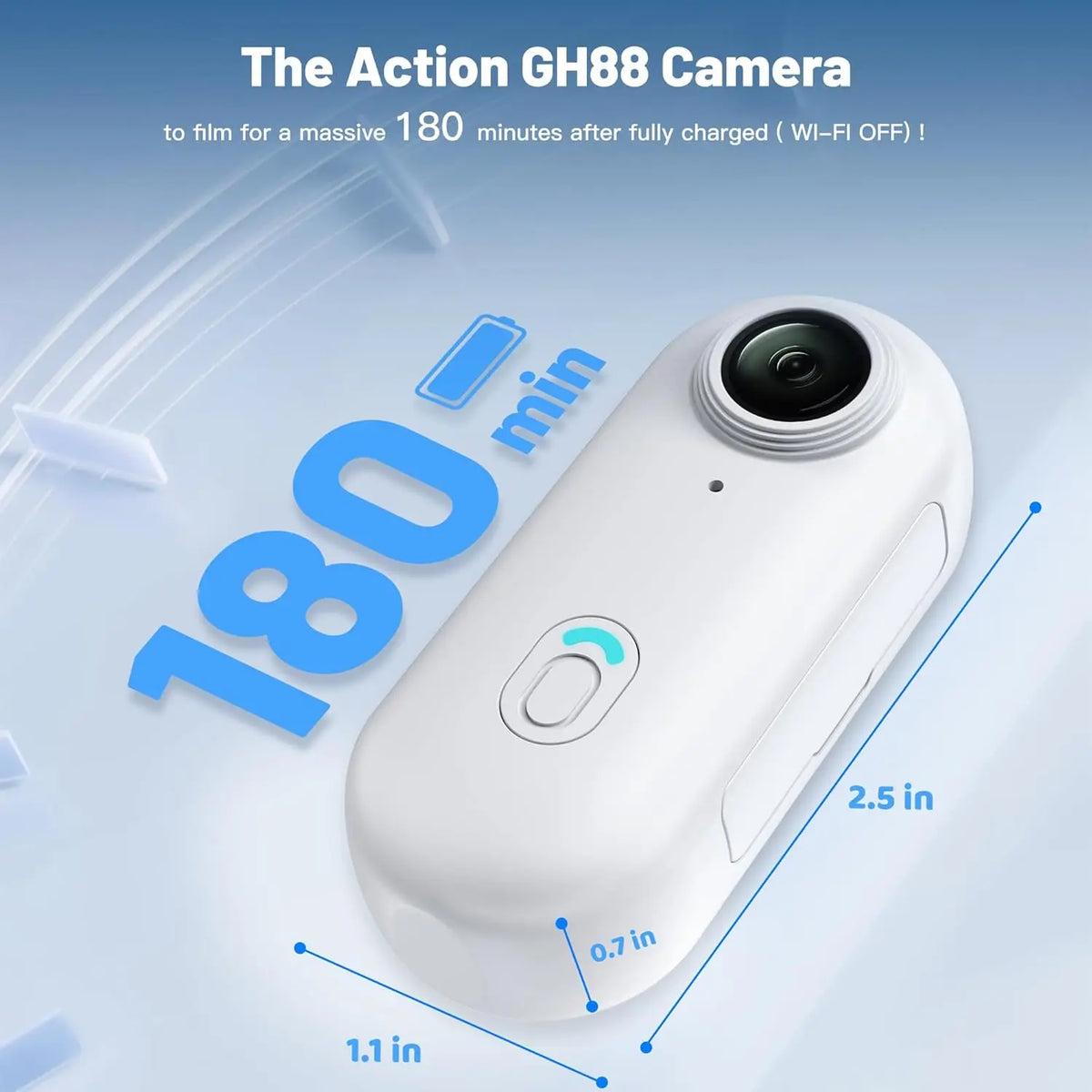 Mini WiFi Body Camera – Hands-Free 1080P