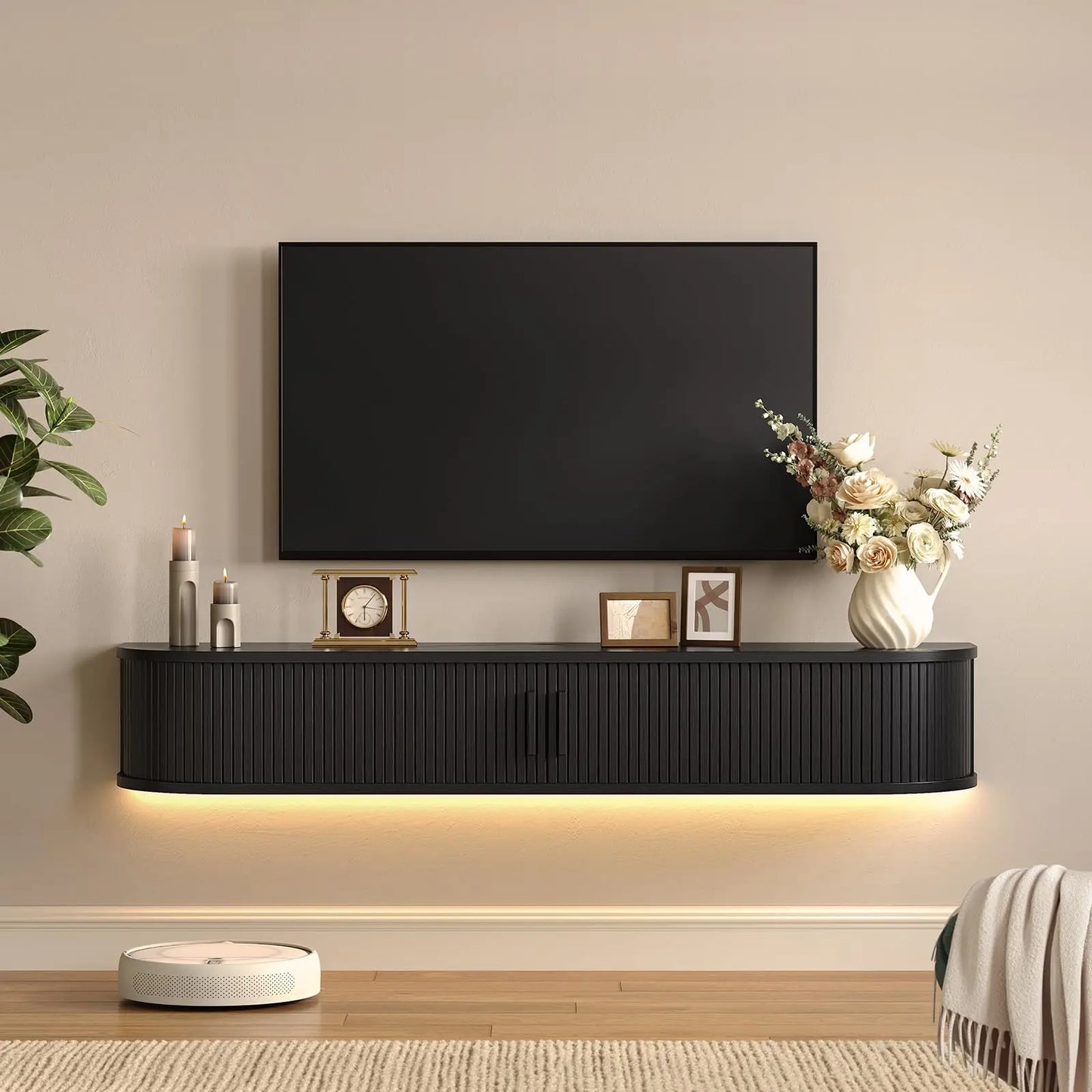 Aldric Floating Media Console