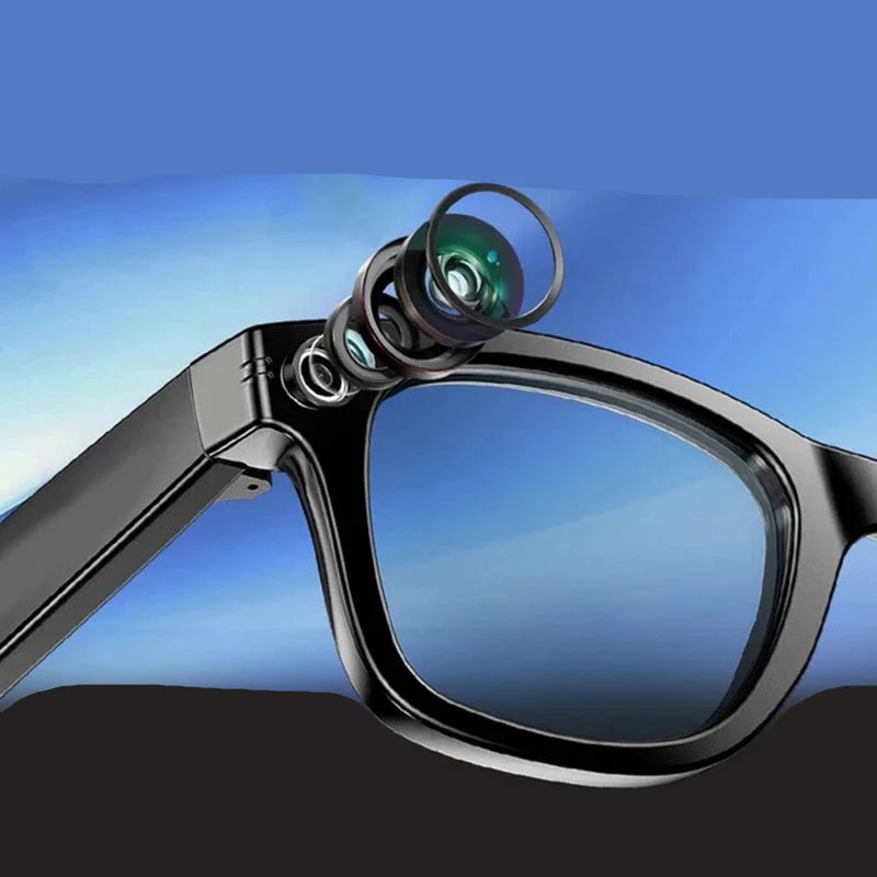 4K AI Smart Glasses with Camera & Translator