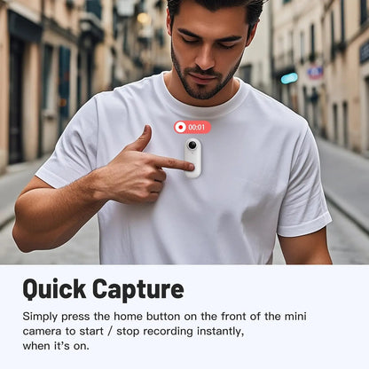 Mini WiFi Body Camera – Hands-Free 1080P