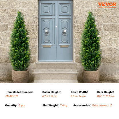 Artificial Cedar Topiary Tree