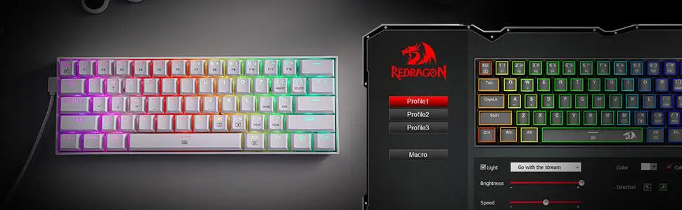 Redragon K630 60% Hot-Swap Gaming Keyboard