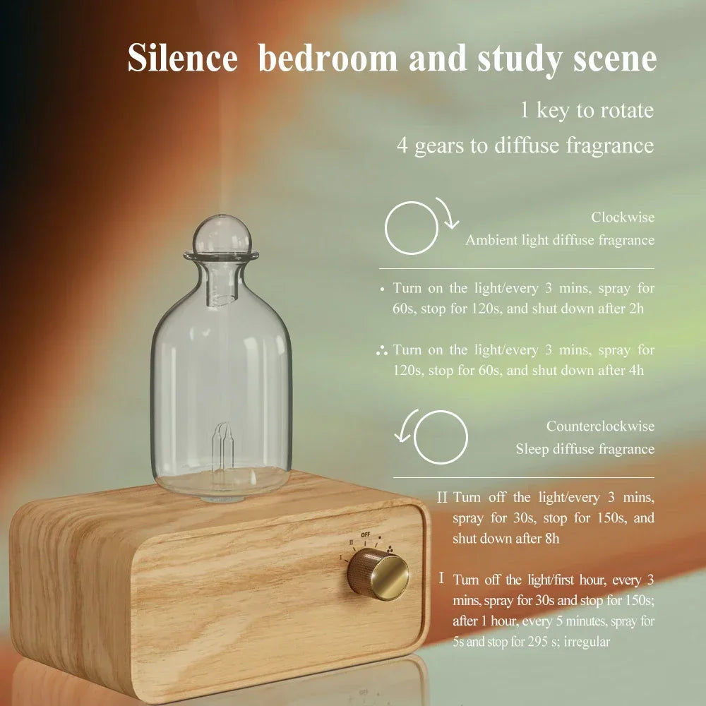 Waterless Nebulizing Essential Oil Diffuser