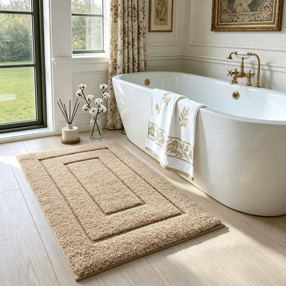 Ergové Bath Mat Polyester TPR Backing 5 Colors 3 Sizes