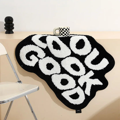 LetterMat Faux Cashmere Floor Mat