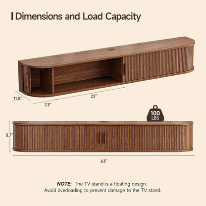 Aldric Floating Media Console