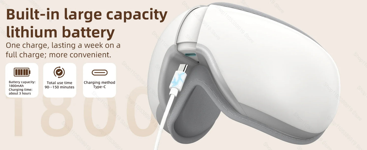 Heat & Vibration Eye Massager