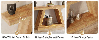 Holloway Rustic Console Table