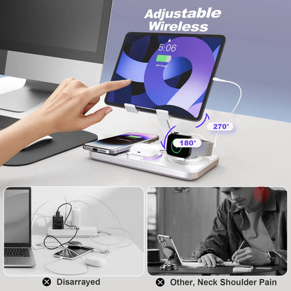 7-in-1 Flexible Wireless Charger Stand