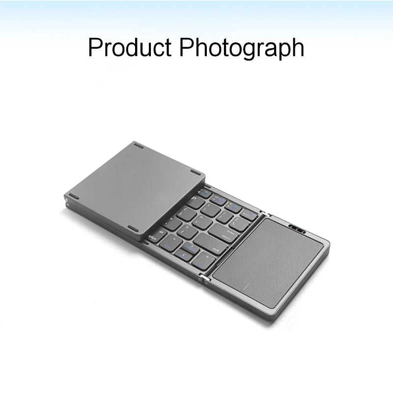 Mini Folding Bluetooth Keyboard + Touchpad