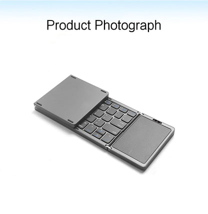Mini Folding Bluetooth Keyboard + Touchpad