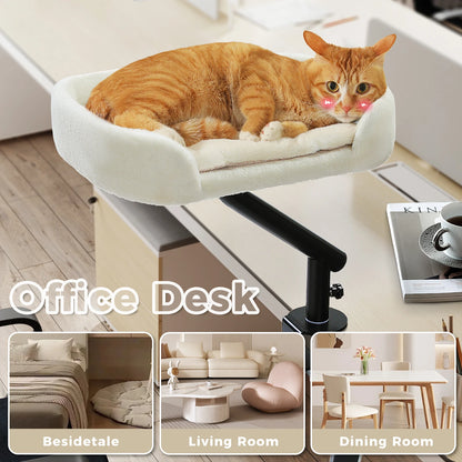 360° Rotatable Cat Desk Bed