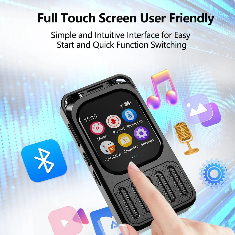 AI Recorder with Touchscreen & 79H Battery