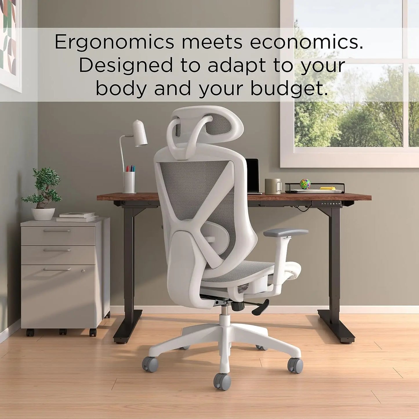 Gray Mesh Task Chair