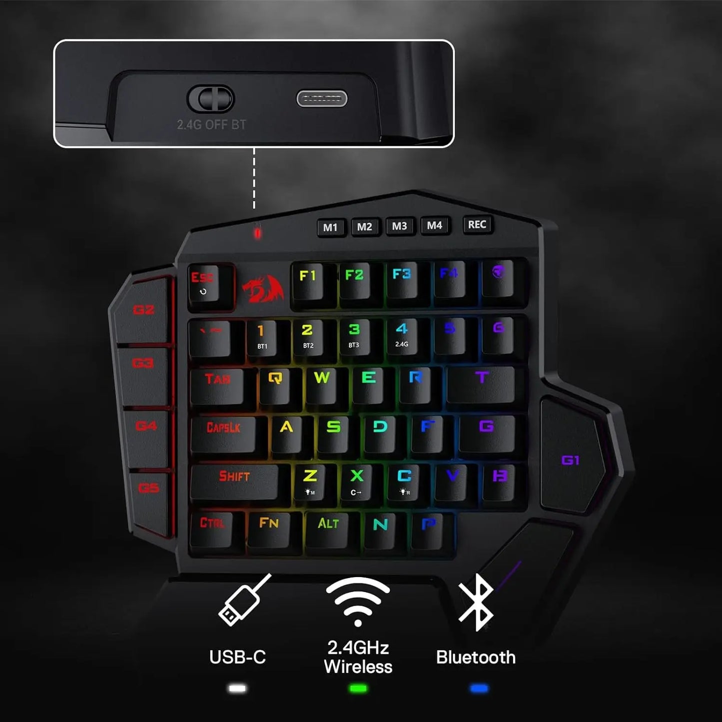 Redragon K585 PRO One-Handed Gaming Keyboard
