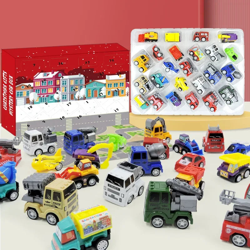 Vehicle Advent Calendar Gift Box